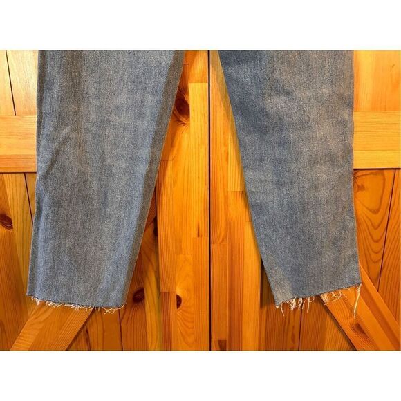 Lucky brand relaxed taper jeans Size 4/27 raw hem side design (4668) - Picture 5 of 10
